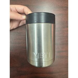 Yeti Rambler Colster Can and Bottle Holder in Stainless Steel